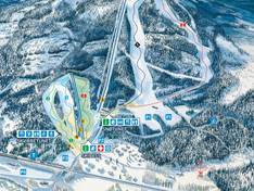 Plan des pistes Varingskollen