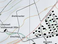 Plan des pistes Lommiswil – Weidli