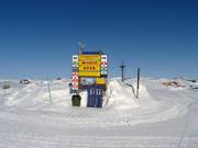 Panneau d'information au sommet