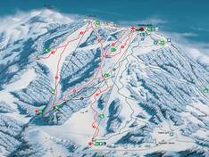 Plan des pistes Cerkno