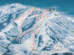 Plan des pistes Cerkno