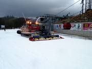 Dameuse au travail à Jasná