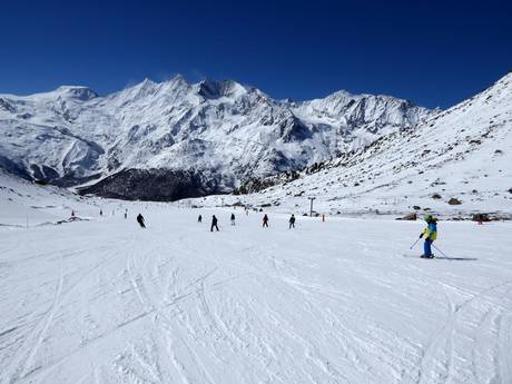 Domaines skiables pour les débutants dans la vallée de Saas – Débutants Hohsaas – Saas-Grund