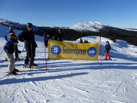 Salzburger Saalachtal: indications de directions sur les domaines skiables – Indications de directions Almenwelt Lofer