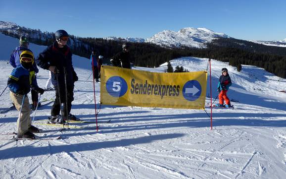 Saalachtal (vallée de la Saalach): indications de directions sur les domaines skiables – Indications de directions Almenwelt Lofer