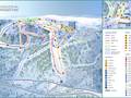 Plan des pistes Meråker Alpinsenter