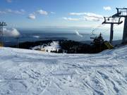 Départ de la descente Peak