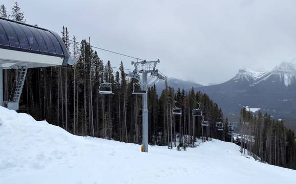 Chaînon Slate: meilleures remontées mécaniques – Remontées mécaniques  Lake Louise