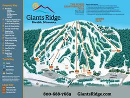 Plan des pistes Giants Ridge