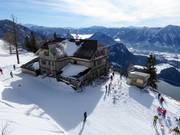 Le refuge Loser au cœur du domaine skiable