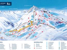 Plan des pistes Galtür – Silvapark