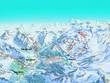 Plan des pistes du domaine skiable Heidbodme – Saas-Almagell
