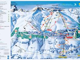 Plan des pistes Elm im Sernftal