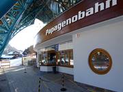 Zone de caisse soignée au télésiège Papagenobahn