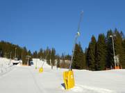 Canons à neige au Lyrahang