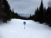 Départ d’une piste à bosses