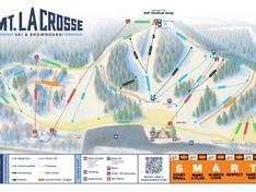 Plan des pistes Mt. La Crosse