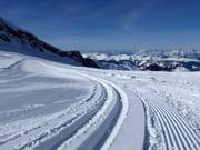 Piste de ski de fond d'altitude au Kitzsteinhorn
