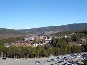 Vue sur les hébergements à La Molina