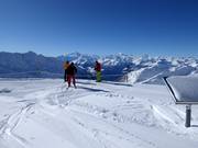 Magnifique vue sur le paysage alpin du Valais