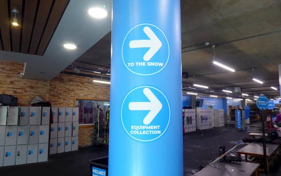 Angleterre de l'Est: indications de directions sur les domaines skiables – Indications de directions The Snow Centre – Hemel Hempstead