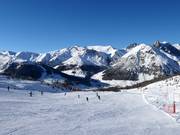Descente facile vers la vallée jusqu'à Livigno