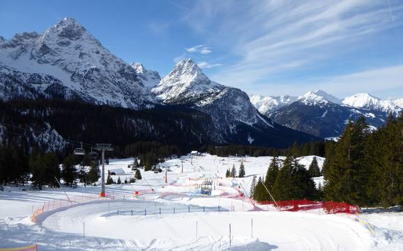 Skier près de Ehrwald