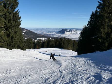 Alpsee-Grünten: Taille des domaines skiables – Taille Ofterschwang/Gunzesried – Ofterschwanger Horn