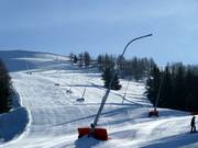 Les lances à neige sont presque toujours installées sur les pistes