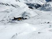 Espace débutant à la station intermédiaire