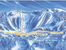 Plan des pistes Taivalvaara
