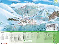 Plan des pistes Vall de Núria