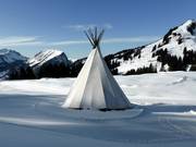 Le tipi à la Breitenalpe