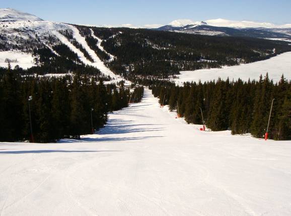 Piste facile au téléski Blabaerfjell