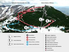 Plan des pistes Piano Battaglia