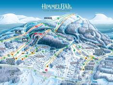 Plan des pistes Idre Himmelfjäll