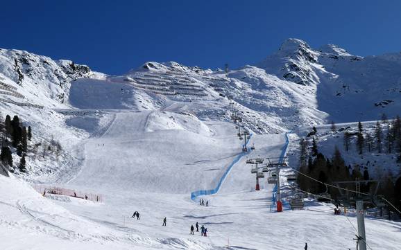 Diversité des pistes val de Passiria (Passeiertal) – Diversité des pistes Pfelders (Plan)