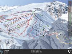Plan des pistes Sinaia
