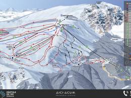 Plan des pistes Sinaia