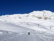 Vue sur la Zugspitze depuis le télésiège Wetterwandeck