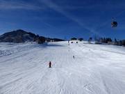 Descente facile vers la vallée jusqu'à Kaprun