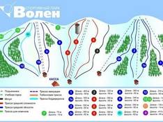 Plan des pistes Volen – Iakhroma