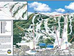 Plan des pistes Snow King Mountain – Jackson