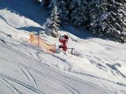Canon à neige dans le domaine skiable de Laterns