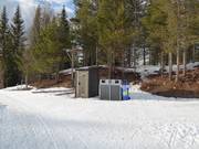 Tri des déchets dans la station de ski Kläppen