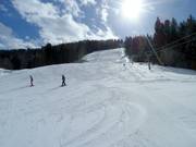 Vue sur la piste difficile
