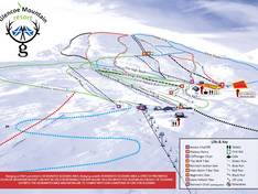 Plan des pistes Glencoe Mountain