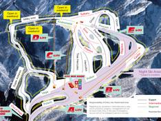Plan des pistes Pine Ridge Resort – Kandatsu