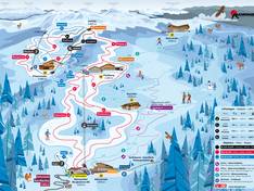 Plan des pistes Reinswald (San Martino in Sarentino)