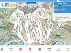Plan des pistes Jack Frost Mountain